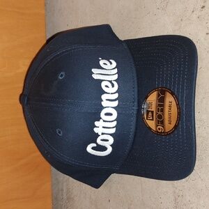 New Era 9FORTY Cottonelle Embroidered  Snap-on Hat Cap Navy Blue White